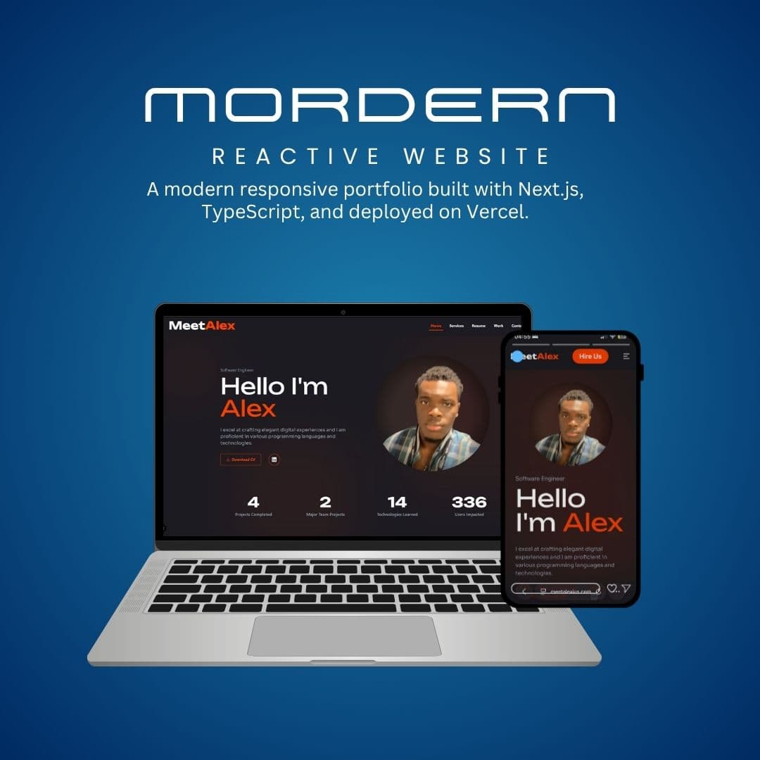 MeetAlex Portfolio Website
